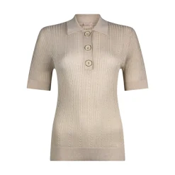 Polo donna in maglia