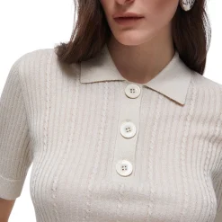 Polo donna in maglia