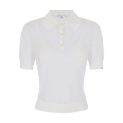 Polo donna in nylon con reggiseno