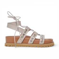 Sandali donna stringati