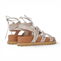 Sandali donna stringati