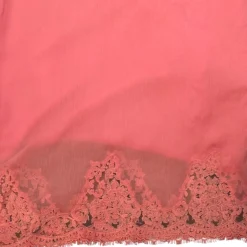 Sciarpa donna con bordo in pizzo