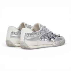 Sneakers donna con maxi paillettes