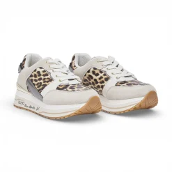 Sneakers donna platform animalier