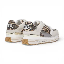Sneakers donna platform animalier