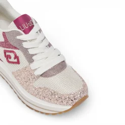 Sneakers donna platform full glitter