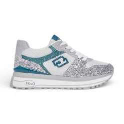 Sneakers donna platform full glitter