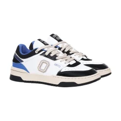 Sneakers uomo in pelle multicolor
