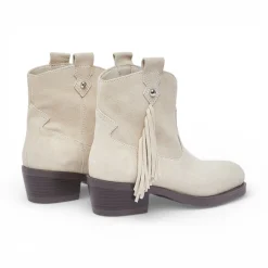 Stivaletti donna texani in suede