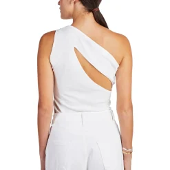 Top donna con dettagli cut-out