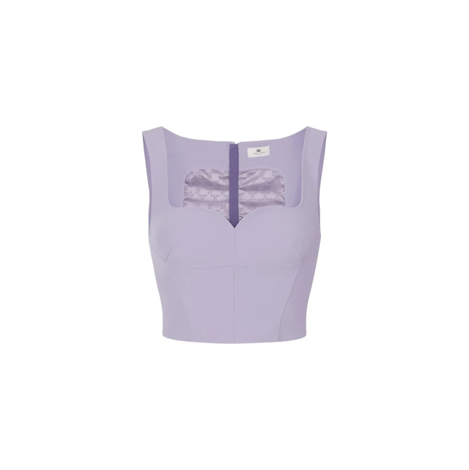 Top donna in doppio crêpe stretch