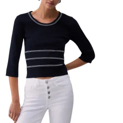 Top donna in maglia