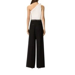Top donna monospalla con nodo