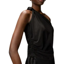 Top donna monospalla con nodo