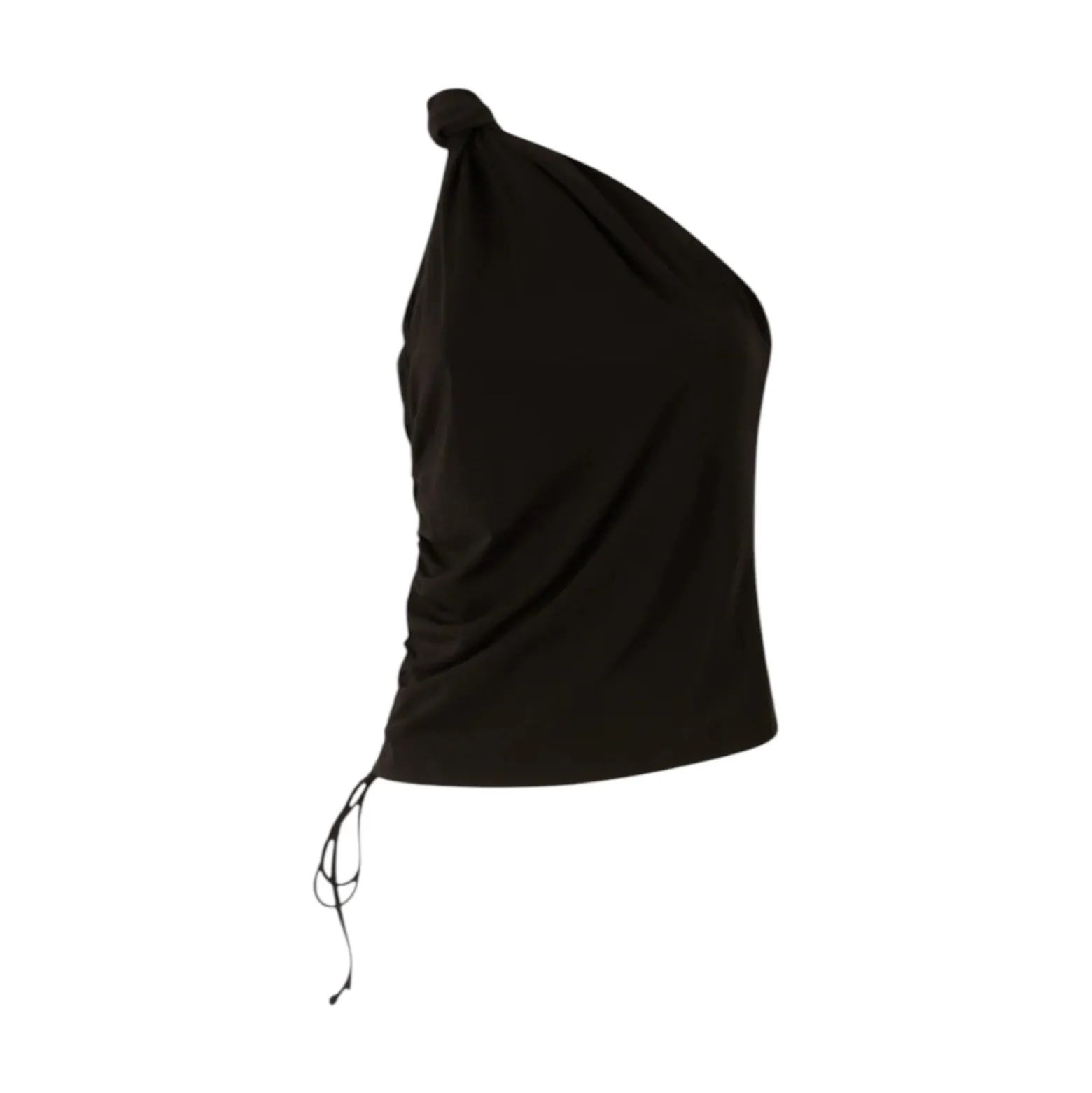 Top donna monospalla con nodo