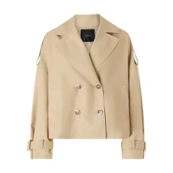 Trench donna corto doppiopetto