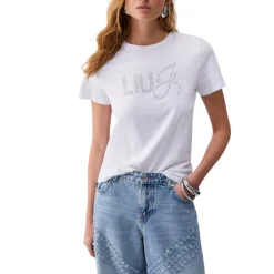 T-shirt donna con applicazioni
