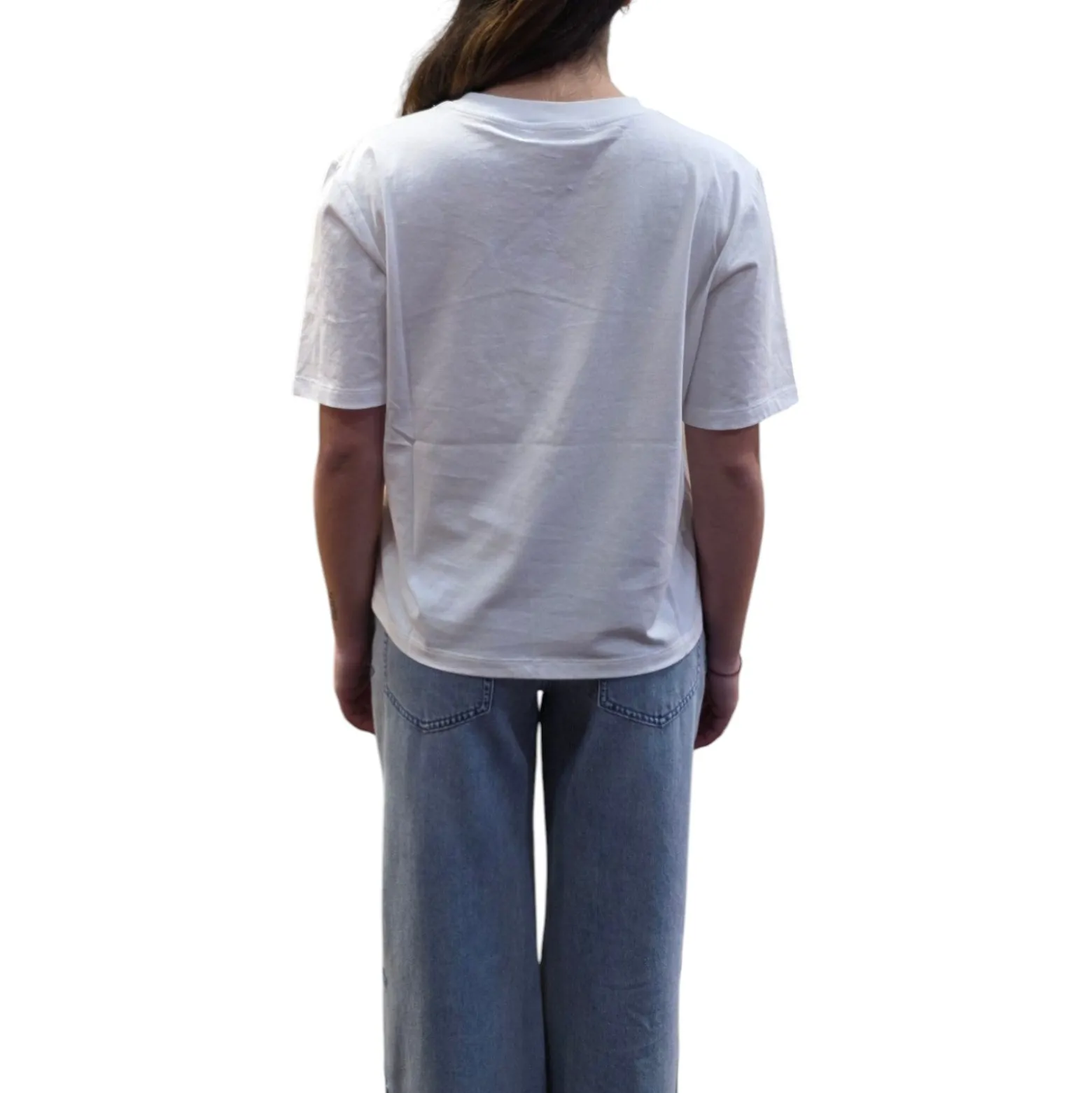T-shirt donna con dettaglio gioiello
