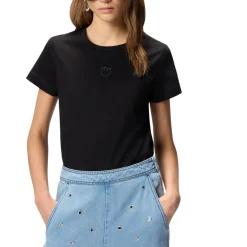 T-shirt donna con logo Love Birds