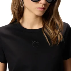 T-shirt donna con logo Love Birds