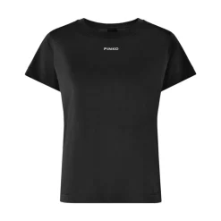T-shirt donna con logo PINKO