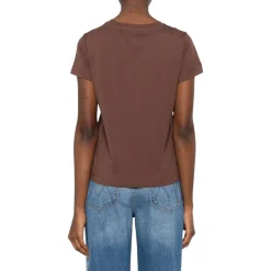 T-shirt donna con logo PINKO
