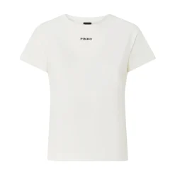 T-shirt donna con logo PINKO