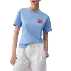 T-shirt donna con patch