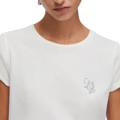 T-shirt donna con strass