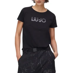 T-shirt donna con strass