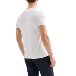 T-shirt Uomo Girocollo Maniche Corte Bianca QB24