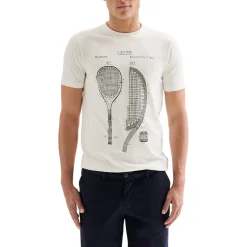 T-shirt Uomo Girocollo Stampa Sportiva QB24